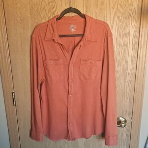 J. Crew Button Down Shirt in Rust